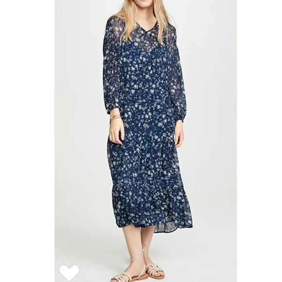 NWT Free People Wallflower Midi Dress - Picture 3 of 9